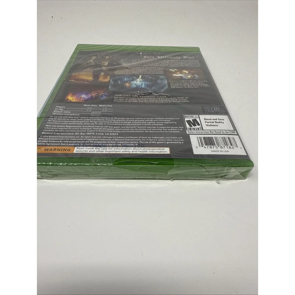 Diablo III: Reaper Of Souls Ultimate Evil Edition Microsoft‎ Xbox One: DMG CASE